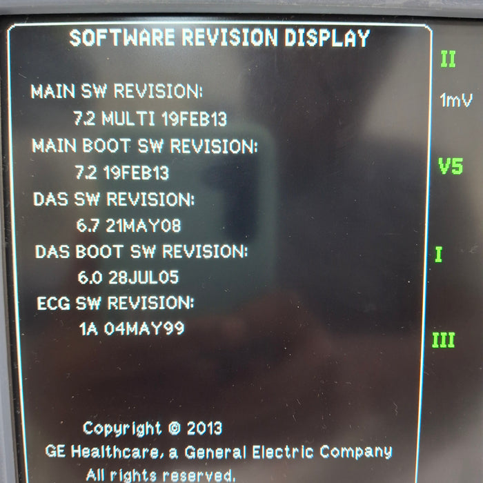 GE Healthcare Dash 4000 - GE/Nellcor SpO2 Patient Monitor