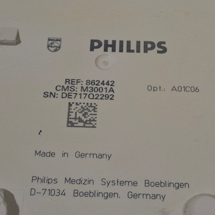 Philips M3001A-A01C06 Fast SpO2, NIBP, ECG, Temp, IBP MMS Module