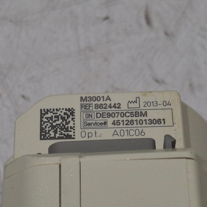 Philips M3001A-A01C06 Fast SpO2, NIBP, ECG, Temp, IBP MMS Module