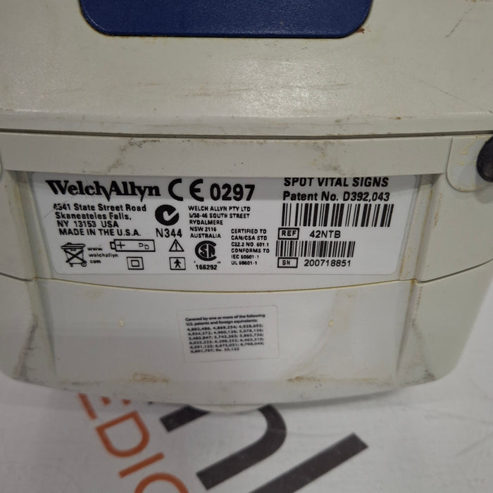 Welch Allyn Spot 420 - NIBP, Temp, Nellcor SpO2 Vital Signs Monitor