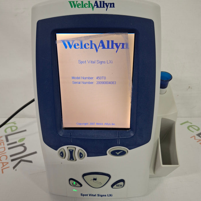 Welch Allyn Spot LXi - NIBP, SureTemp Plus Vital Signs Monitor