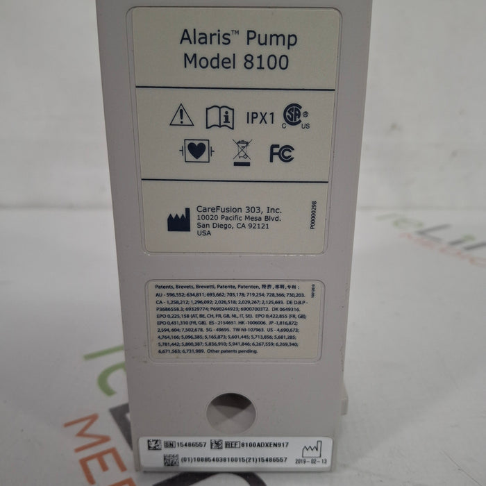 CareFusion Alaris 8100 LVP Infusion Pump Module