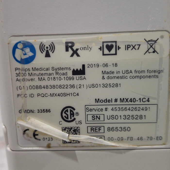 Philips MX40 1.4 ECG 865350 Telemetry Transmitter