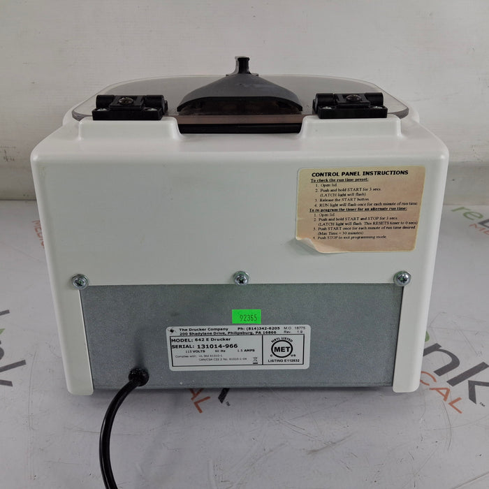 Drucker Diagnostics 642E Centrifuge