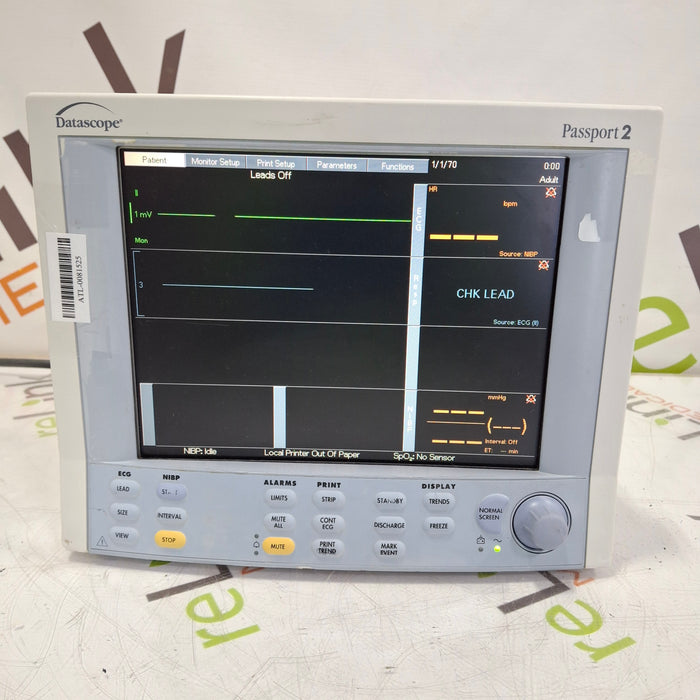 Datascope Passport 2 Patient Monitor