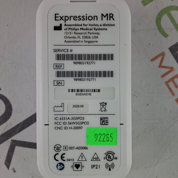 Philips Expression MRI SpO2  989803192771 Patient Module