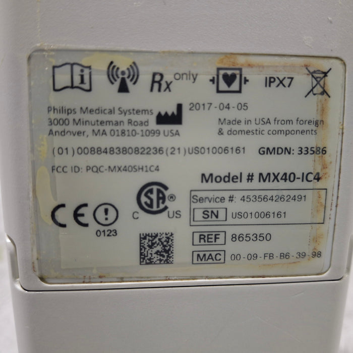 Philips MX40 1.4 ECG 865350 Telemetry Transmitter