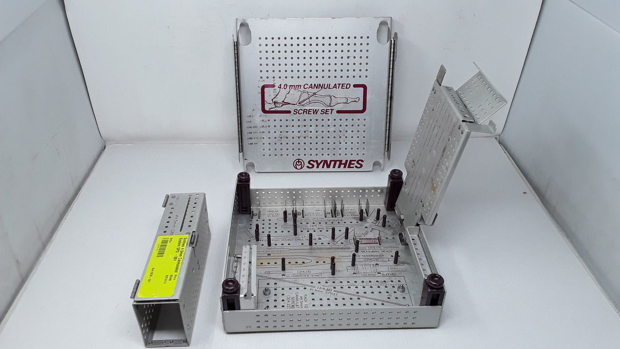 Synthes, Inc. 4.0mm Cannulated Screw Set Case Only