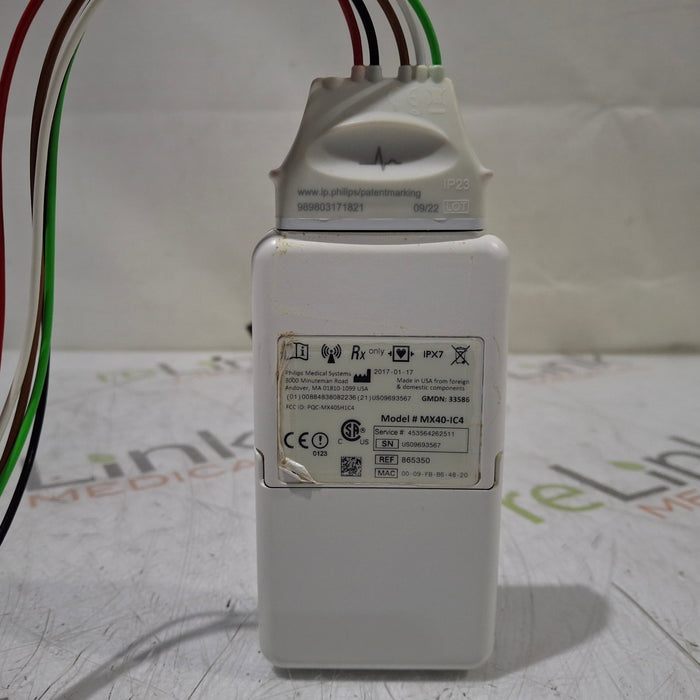 Philips MX40 1.4 ECG/SPO2 865350 Telemetry Transmitter