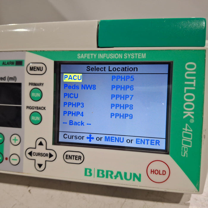 B. Braun Outlook 400ES Infusion Pump