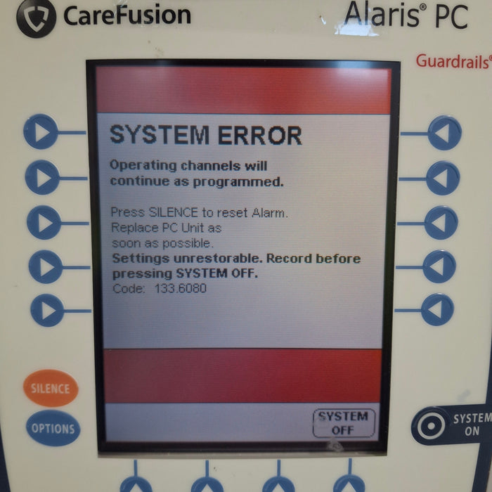 CareFusion Alaris 8015 Small Screen POC Infusion Pump