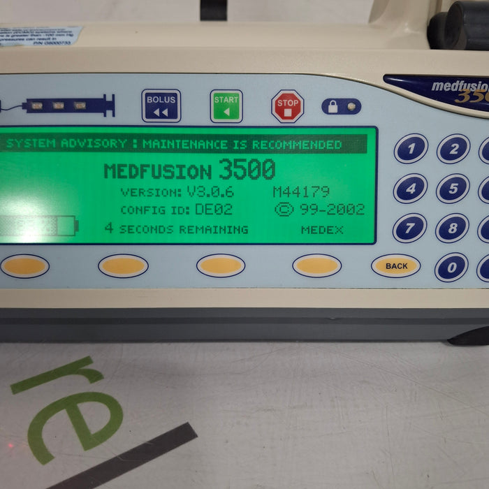 Smiths Medical Medfusion 3500 Syringe Infusion Pump