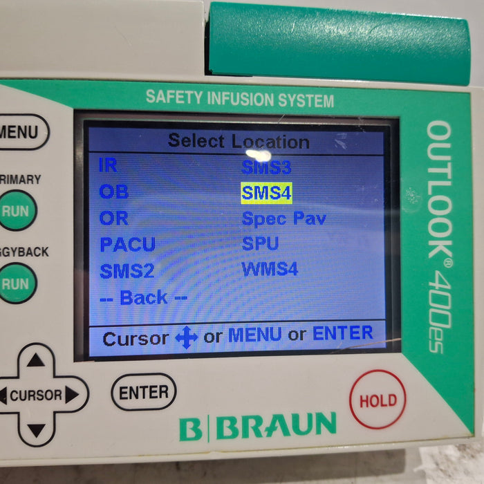 B. Braun Outlook 400ES Infusion Pump