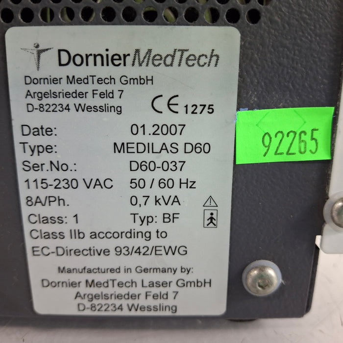 Dornier Medical Systems Medilas D MultiBeam Laser System