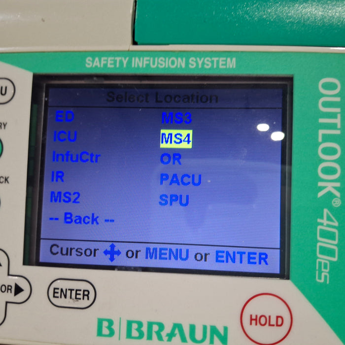 B. Braun Outlook 400ES Infusion Pump