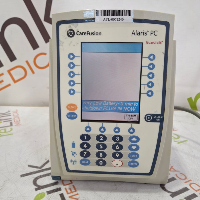 CareFusion Alaris 8015 Small Screen POC Infusion Pump