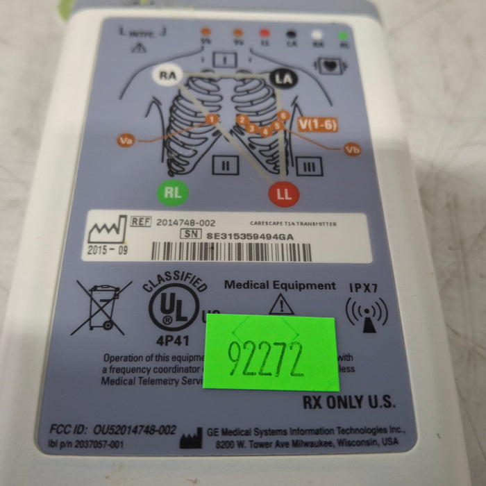 GE Healthcare Carescape T14 Telemetry Transmitter