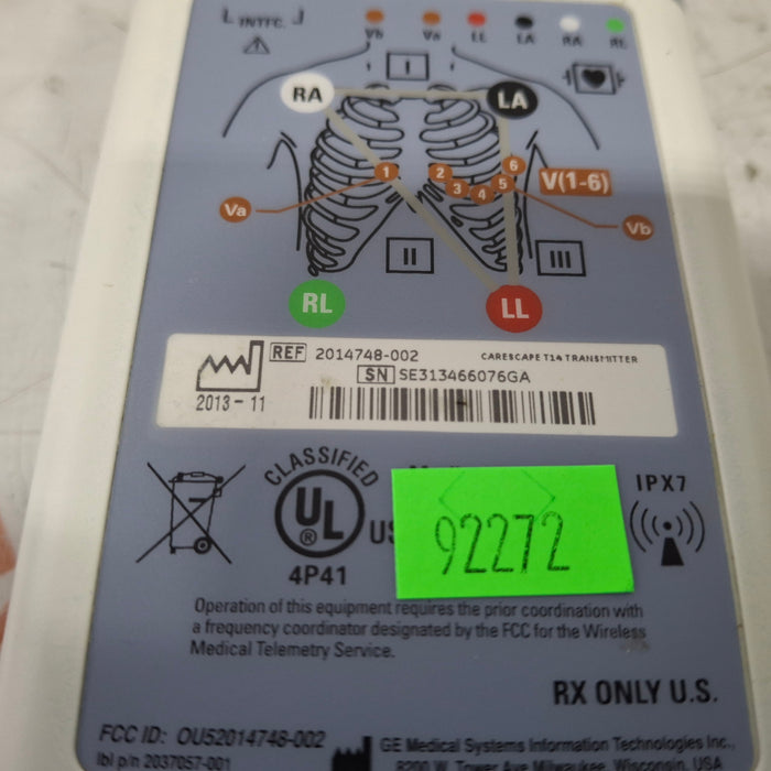 GE Healthcare Carescape T14 Telemetry Transmitter