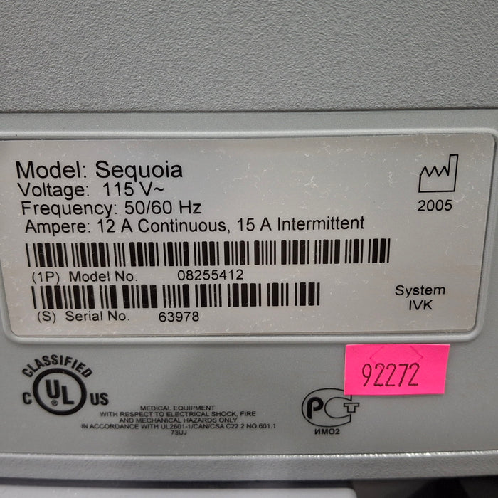 Siemens Sequoia Acuson 512 Ultrasound