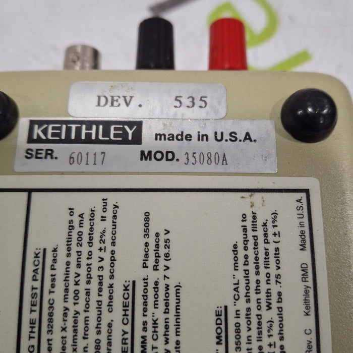 Keithley Instruments 35080A kVp Divider Xray Meter