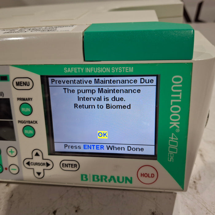 B. Braun Outlook 400ES Infusion Pump