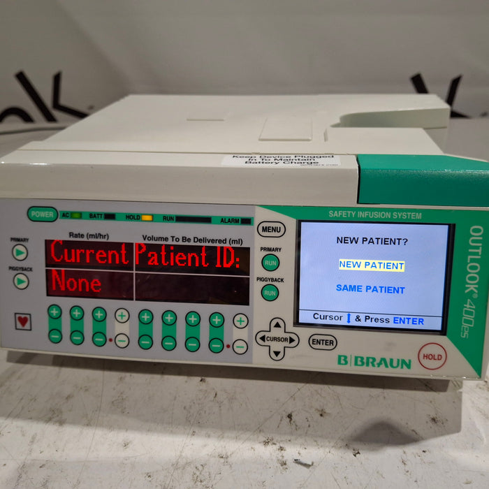 B. Braun Outlook 400ES Infusion Pump