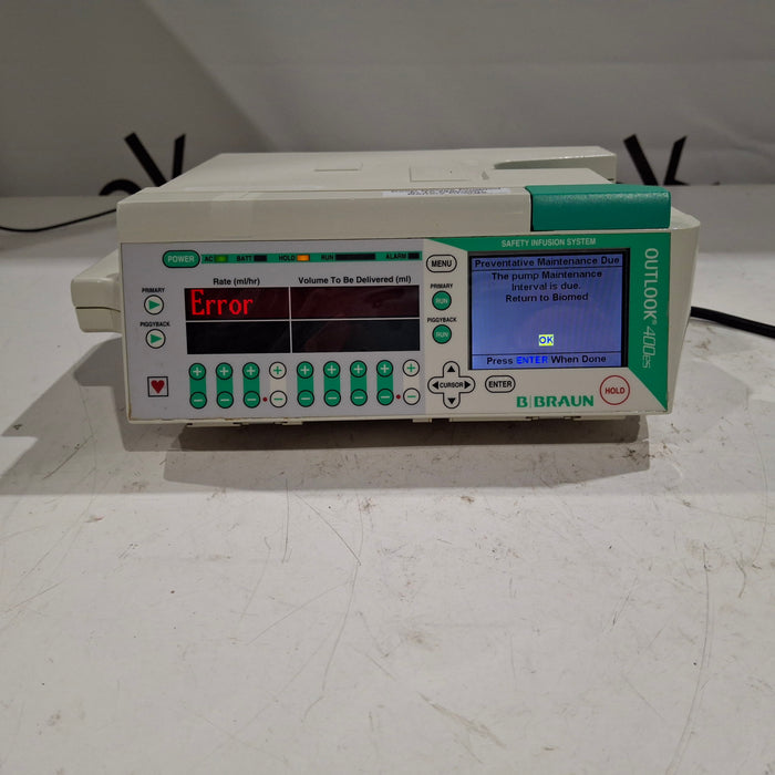 B. Braun Outlook 400ES Infusion Pump