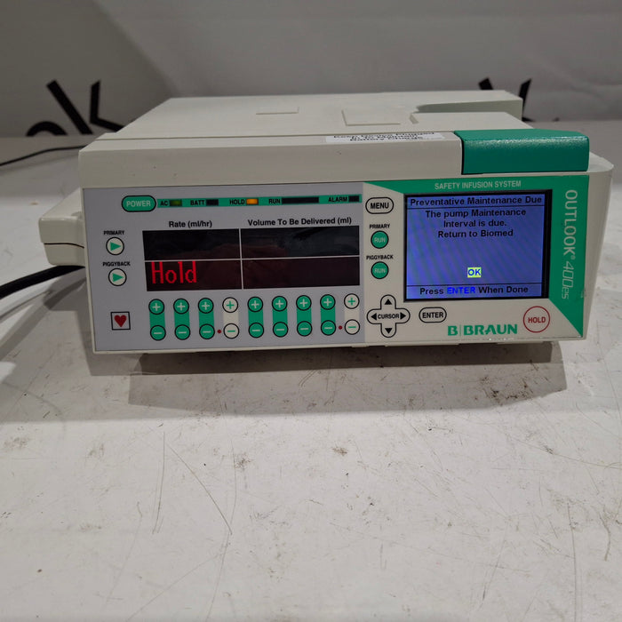 B. Braun Outlook 400ES Infusion Pump