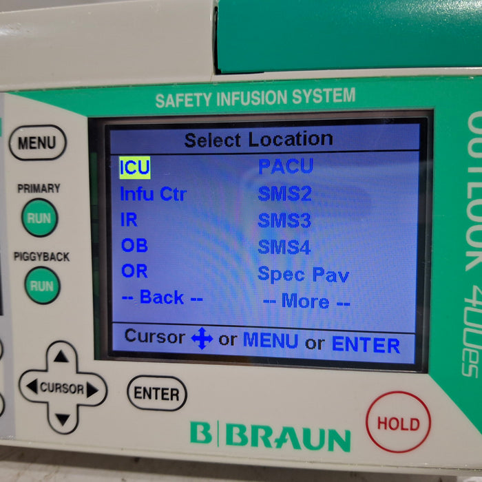 B. Braun Outlook 400ES Infusion Pump