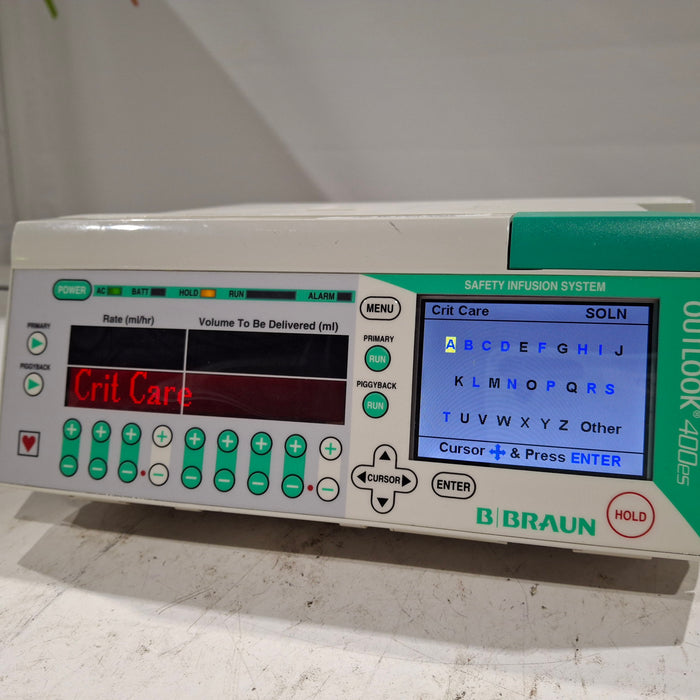 B. Braun Outlook 400ES Infusion Pump