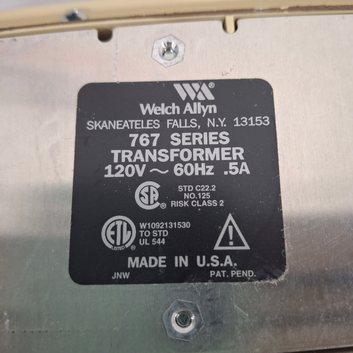 Welch Allyn 767 Series Transformer without Heads