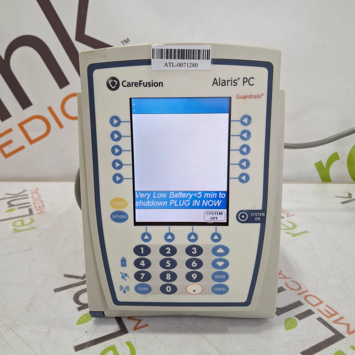 CareFusion Alaris 8015 Small Screen POC Infusion Pump