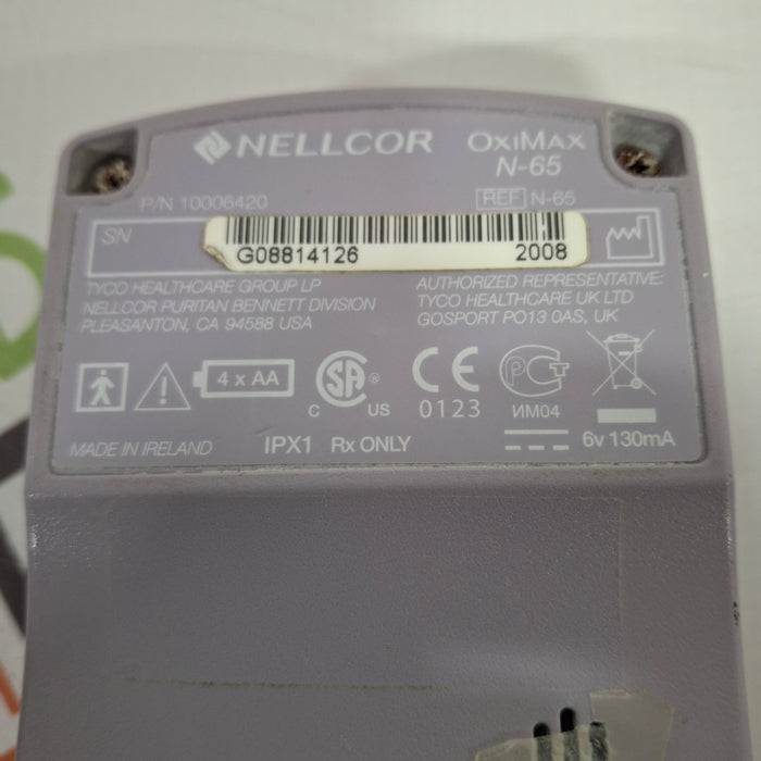 Nellcor Oximax N-65 Pulse Oximeter