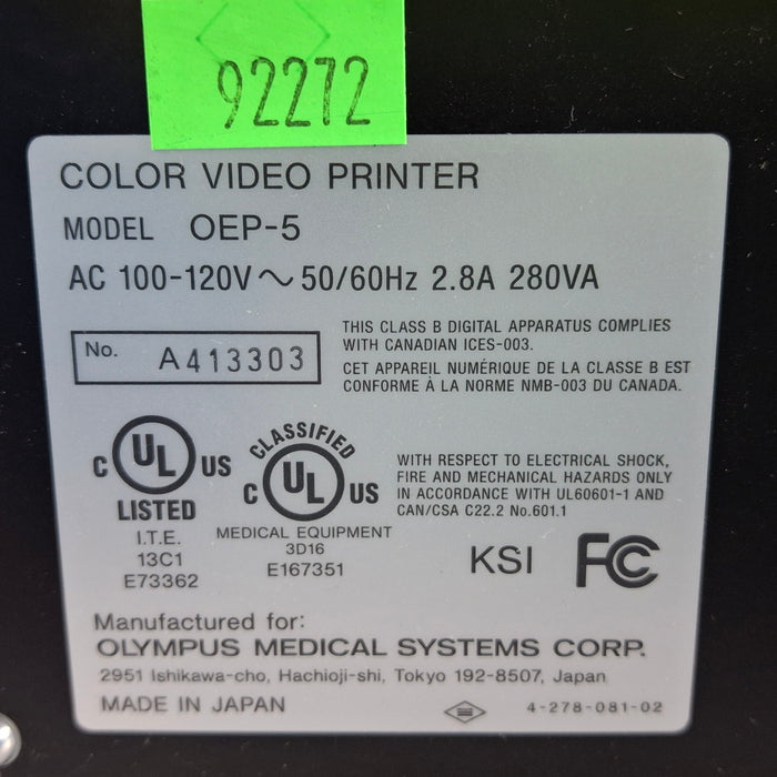 Olympus OEP-5 Color Video Printer