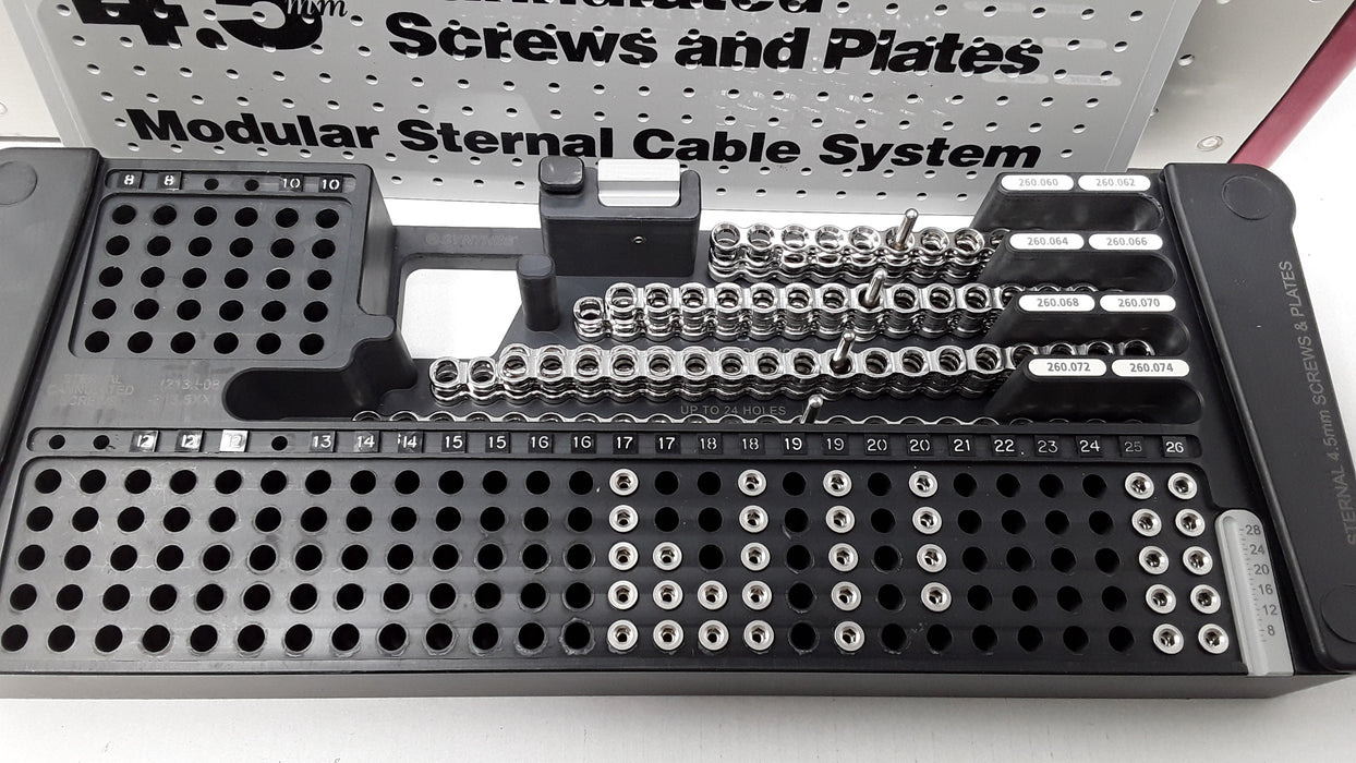 Synthes, Inc. Modular Sternal Cable System 4.5mm Cannulated Screw and Plate Set