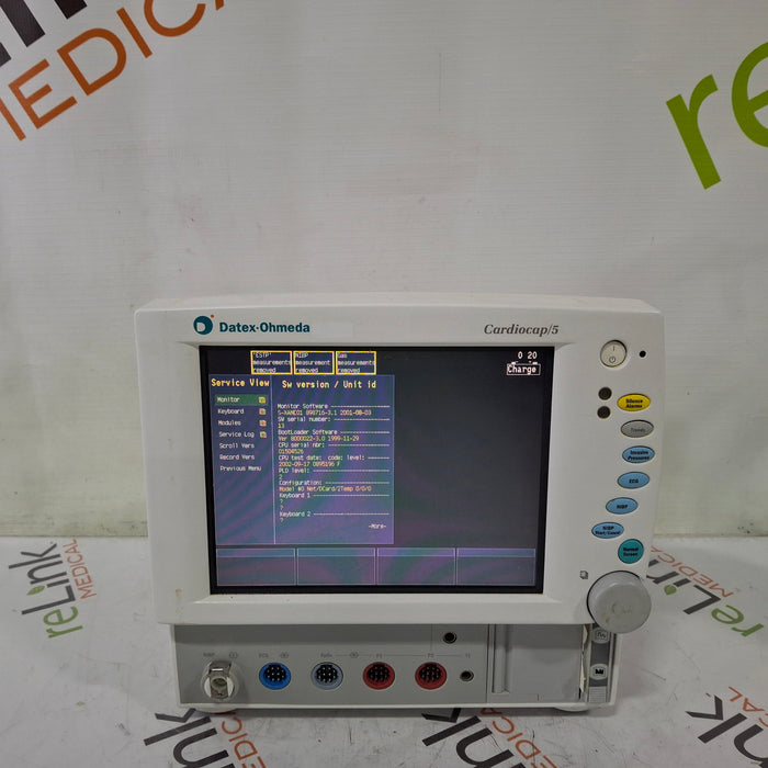 Datex-Ohmeda Cardiocap 5 Patient Monitor