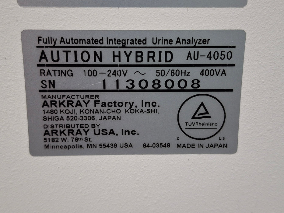 Arkray Inc Aution Hybrid AU-4050 Total Urine Analyzer