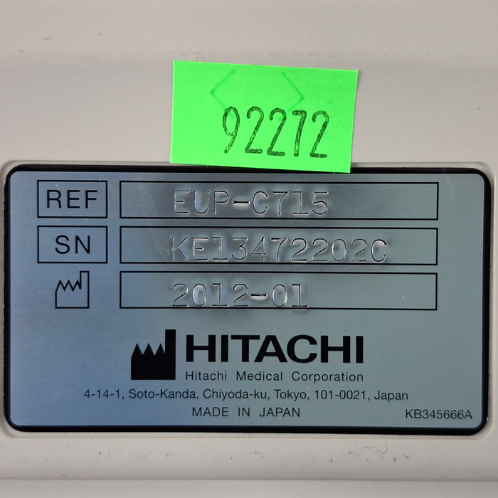 Hitachi EUP-C715 Curved Array Transducer