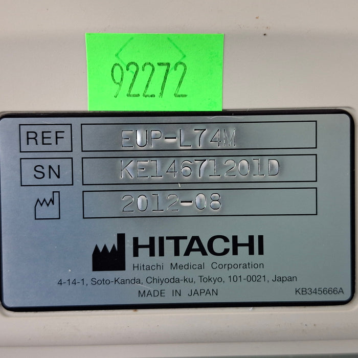 Hitachi EUP-L74M Linear Array Transducer