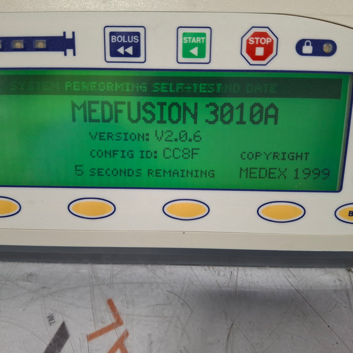 Smiths Medical Medfusion 3010a Syringe Infusion Pump