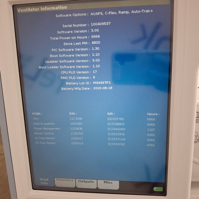 Respironics Respironics V60 Plus Ventilator Respiratory reLink Medical