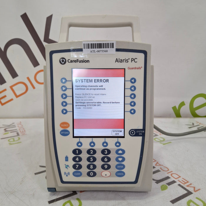 CareFusion Alaris 8015 Small Screen POC Infusion Pump