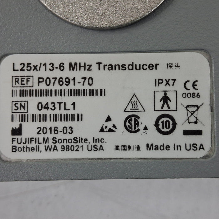 Sonosite L25x/13-6 Linear Transducer