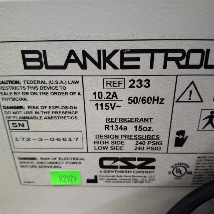 Cincinnati Sub-Zero CSZ Blanketrol III Hypothermia Unit