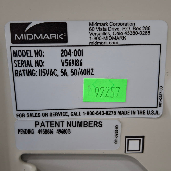 Midmark 204 Exam Table