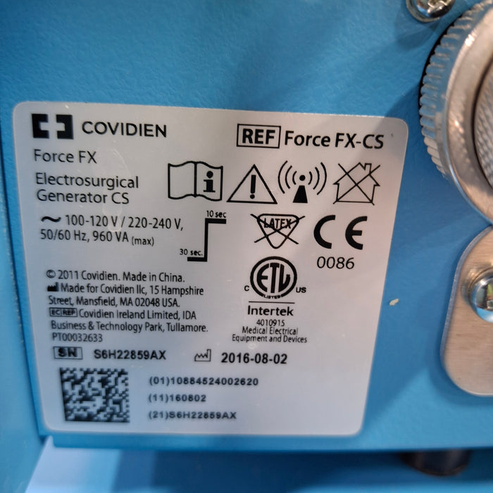 Covidien Force FX-CS Electrosurgical Unit