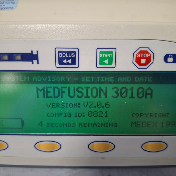 Smiths Medical Medfusion 3010a Syringe Infusion Pump