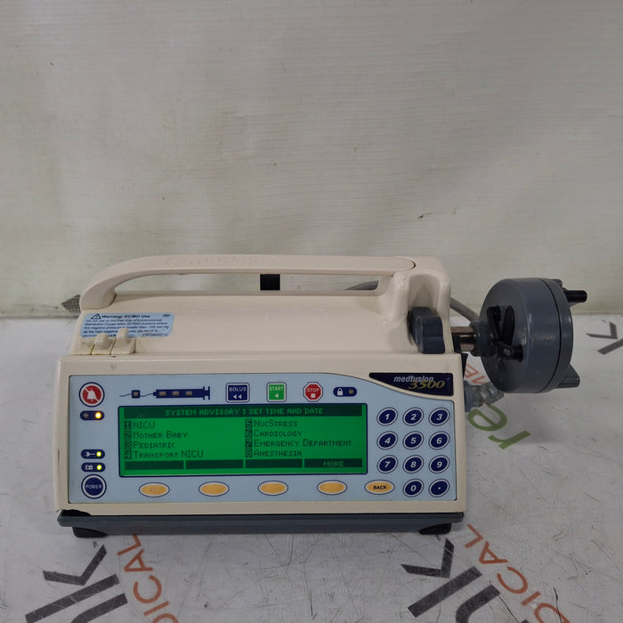 Smiths Medical Medfusion 3500 Syringe Infusion Pump