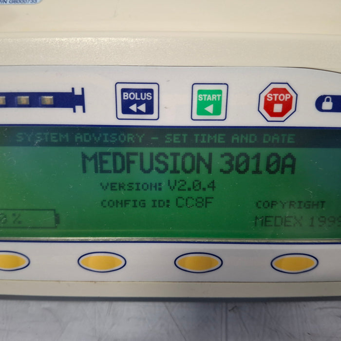 Smiths Medical Medfusion 3010a Syringe Infusion Pump