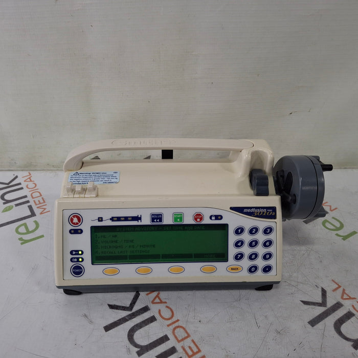 Smiths Medical Medfusion 3010a Syringe Infusion Pump